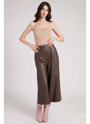 Pantalon 7/8 maro GUESS femeie