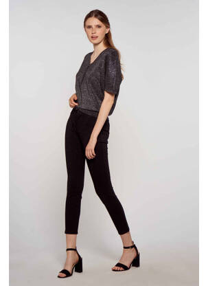 Pantalon trei sferturi negru GUESS femeie