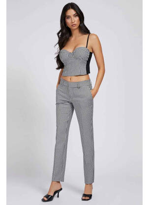 Pantalon slim negru GUESS femeie