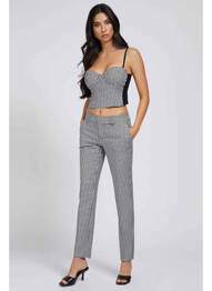 Pantalon slim negru GUESS femeie