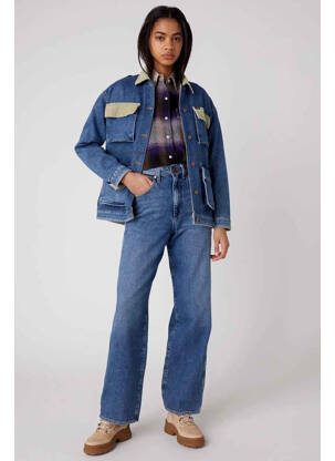 Blugi cu croială dreaptă albastru WRANGLER femeie