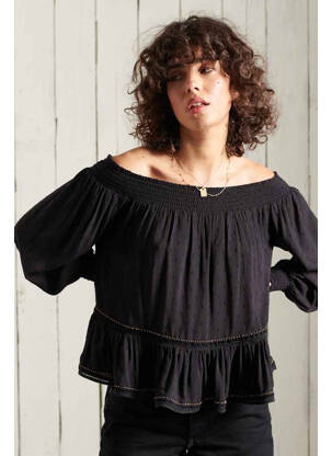 Tricou negru SUPERDRY femeie