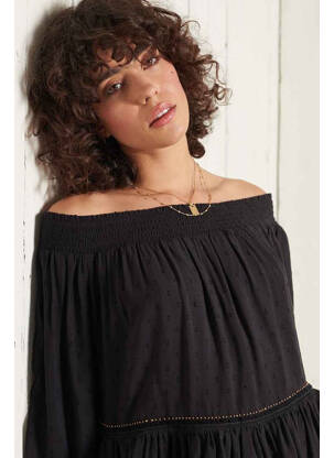 Tricou negru SUPERDRY femeie