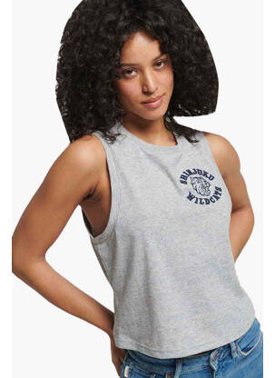 Maiou gri SUPERDRY femme