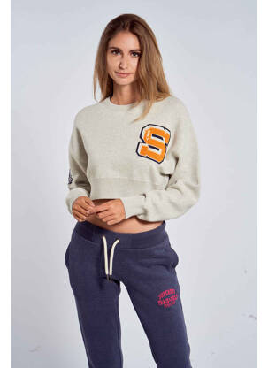 Pulover gri SUPERDRY femeie
