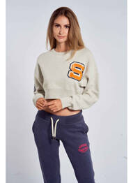 Pulover gri SUPERDRY femme