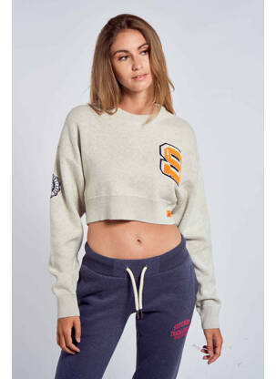 Pulover gri SUPERDRY femeie