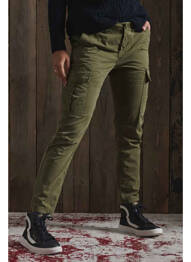 Pantalon cargo verde SUPERDRY femeie