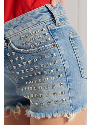 Șort alb SUPERDRY femeie