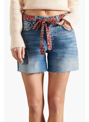 Șort albastru SUPERDRY femeie