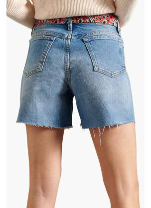 Șort albastru SUPERDRY femeie