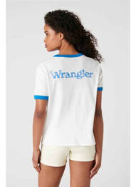 Tricou albastru WRANGLER femme