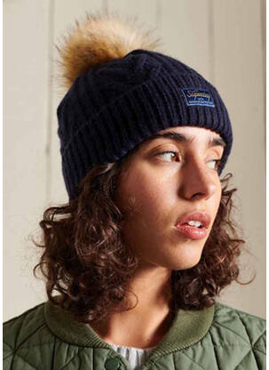 Căciulă albastru SUPERDRY femeie