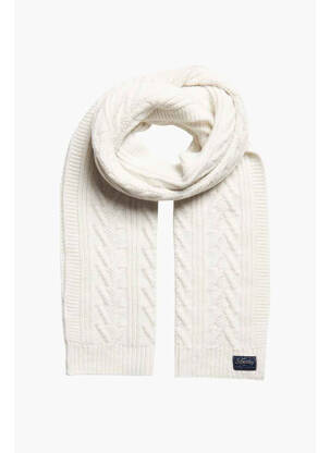 Eșarfă alb SUPERDRY femeie