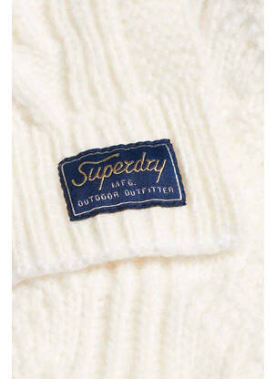 Eșarfă alb SUPERDRY femeie
