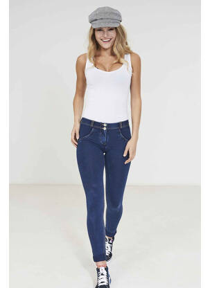 Blugi skinny albastru FREDDY femeie