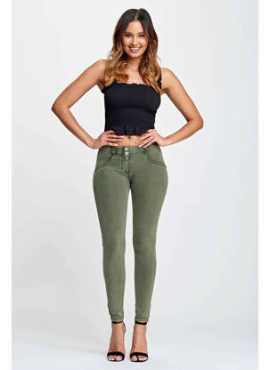 Blugi skinny verde FREDDY femeie