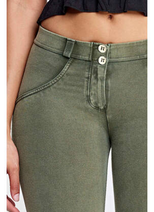 Blugi skinny verde FREDDY femeie