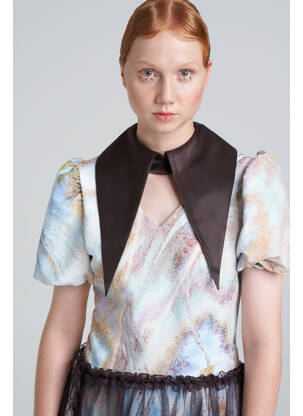 Rochie midi maro YOUNG DESIGNERS femeie