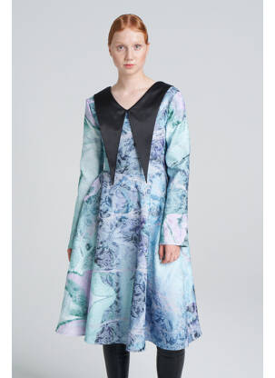 Rochie lungă verde YOUNG DESIGNERS femeie