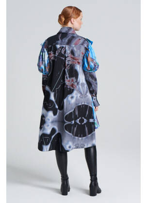Rochie lungă albastru YOUNG DESIGNERS femeie