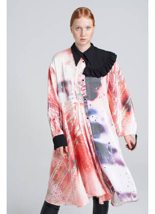 Rochie lungă roșu YOUNG DESIGNERS femeie
