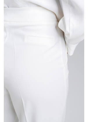 Pantalon drept alb YOUNG DESIGNERS femeie