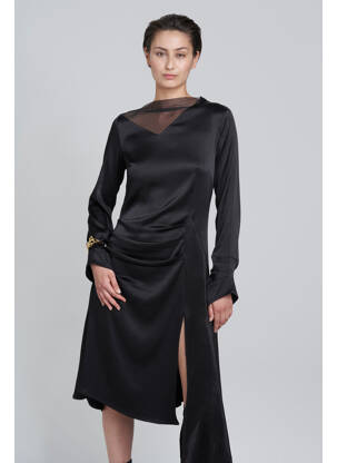 Rochie lungă negru YOUNG DESIGNERS femeie