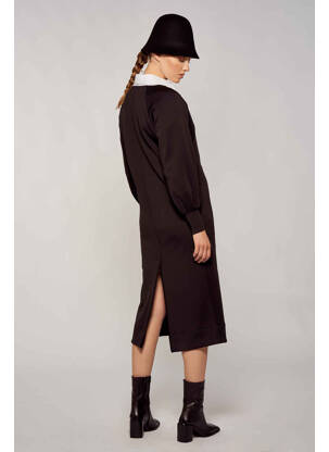 Rochie lungă negru YUGEN femeie