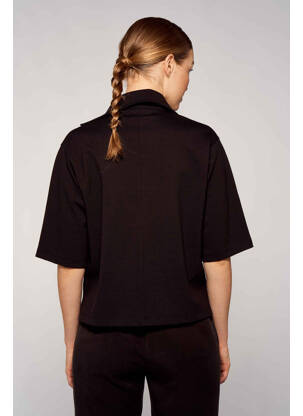 Polo negru YUGEN femeie