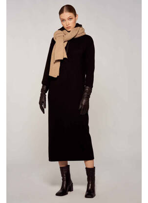 Rochie lungă negru YUGEN femeie