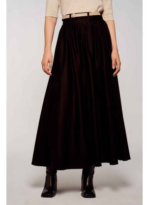 Fustă lungă negru YUGEN femeie