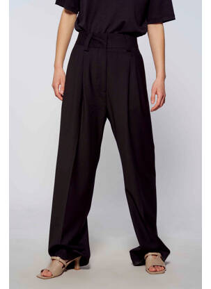 Pantalon drept negru YUGEN femeie