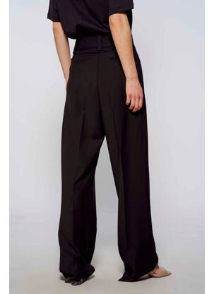 Pantalon drept negru YUGEN femeie