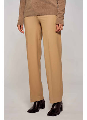 Pantalon larg bej YUGEN femeie