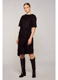 Rochie lungă negru YUGEN femeie