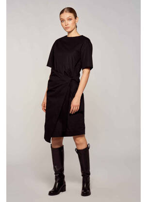 Rochie lungă negru YUGEN femeie