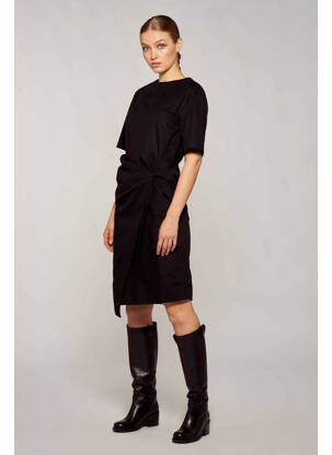 Rochie lungă negru YUGEN femeie
