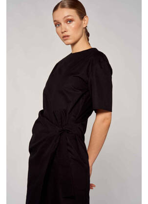 Rochie lungă negru YUGEN femeie