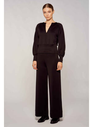 Pantalon evazat negru YUGEN femeie