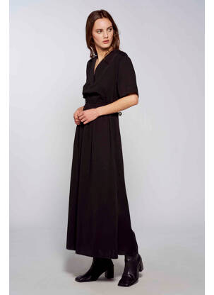 Rochie lungă negru YUGEN femeie