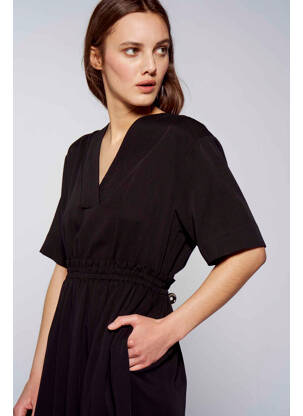 Rochie lungă negru YUGEN femeie