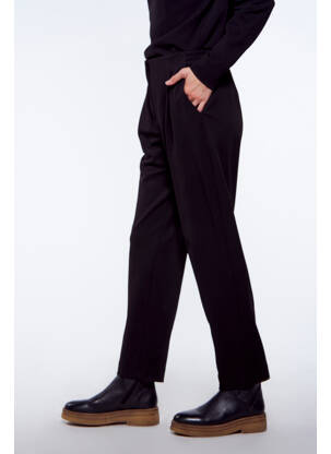 Pantalon 7/8 negru YUGEN femeie