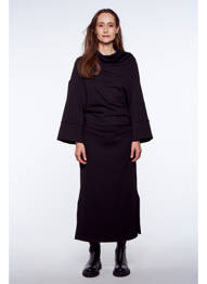 Rochie lungă negru YUGEN femeie