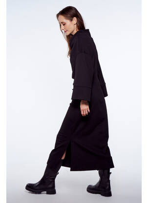 Rochie lungă negru YUGEN femeie