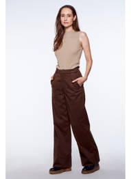 Pantalon drept maro YUGEN femeie