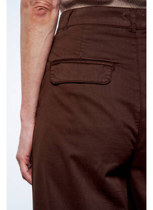 Pantalon drept maro YUGEN femeie