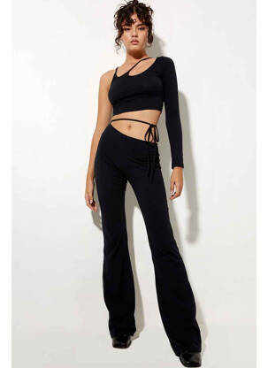 Pantalon drept negru MOTEL femeie