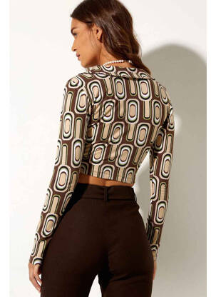 Tricou maro MOTEL femeie