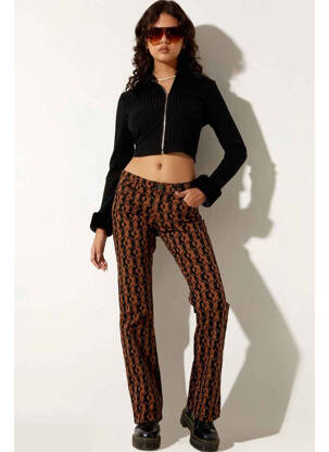 Pantalon drept maro MOTEL femeie